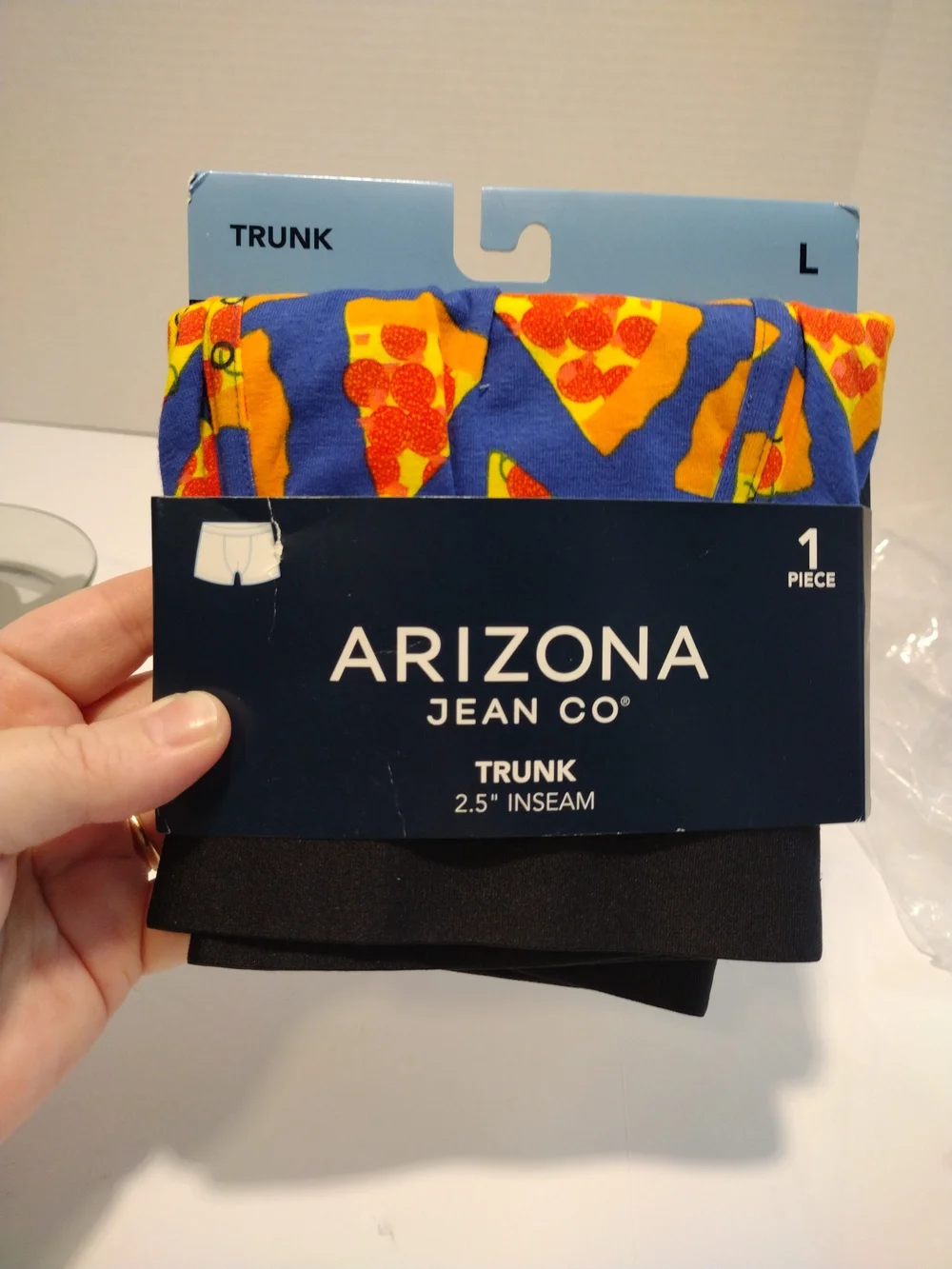 Arizona Co. Pizza Print Blue Trunk - Men
